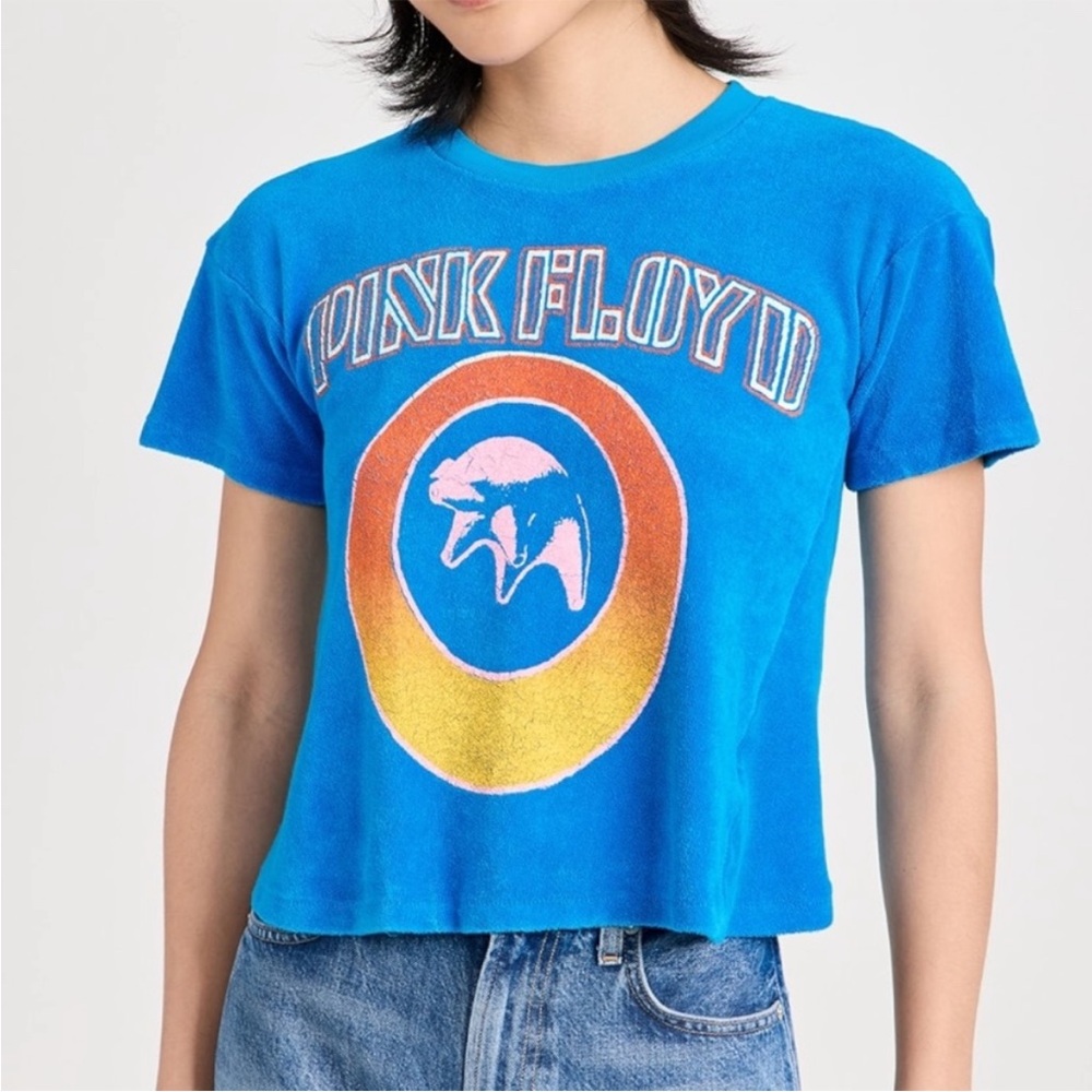 MADEWORN ROCK Pink Floyd Terry Cloth Tee size medium - Picture 6 of 8